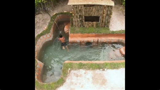 I built a secret underground pool!