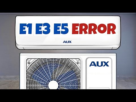 How to Fix E1 E3 E5 Error Code in AUX Mini Split AC Easily!