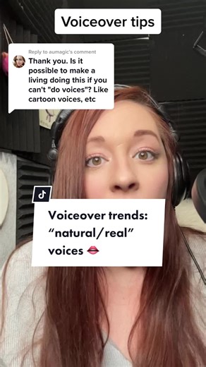 Replying to @aumagic 👈🏻Yes! “natural voices” in voiceover is the majority of the work and “creating voices” is niche! #vodiscord #voiceactor #actorslife #voiceactorsoftiktok #voiceactingtips #voiceovertips #voiceoverhomebooth #smallbusiness #voiceover #voices
