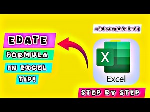 EDATE Formula in Microsoft Excel | Add or Subtract Months from a Date | Microsoft Office Academy