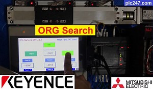 [Tutorial] Keyence KV Nano & Mitsubishi MR-J4-A "ORG Search" - plc247.com