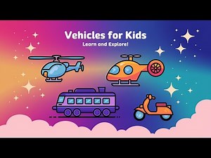 Vehicles for Kids | Fun Learning About Transport