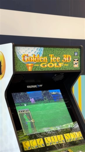 Swing Into Action! 🏌️‍♂️ Golden Tee Deluxe is FINALLY HERE! Get Yours TODAY and Take Your Golf Game to the Next Level! #arcade1up #game #gamer #goldentee #goldenteegolf #gamerroom #retro #retrogaming #golfgame #gaming | Arcade1UpOfficial