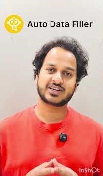 Fill Form in 1 Click Automatically with real data #AutoDataFiller | New Feature 🚀