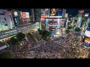 Shibuya Crossing Japan Live Webcam: 渋谷スクランブル交差点ライブカメラ ＆ Chill-Beats!