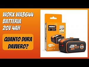 RECENSIONE (2026) : WORX WA3644 Batteria 20V 4Ah. DETTAGLI