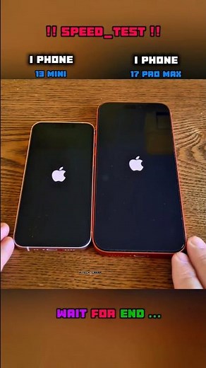 🫠⚡I PHONE 17 PRO MAX vs I PHONE 13 MINI SPEED TEST !! 🔥