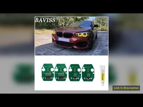 For BMW 1 series Angel Eyes DRL RGB multicolor LED boards F20 F21 GTS daytime running lights Lemon