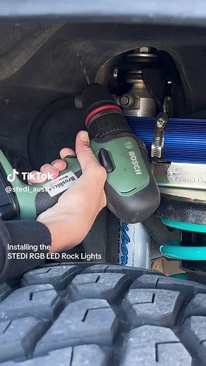 Any colour you want #stedi #ledlights #stediaustralia #stedilights #fyp #rocklights #rgb #ledlights #4x4 #overlanding #4wd #offroad #vlog #nightdriving #nissanpatrol