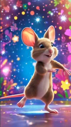 Rat dancing 3D cartoon animation