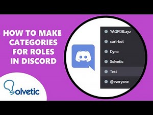 How to MAKE CATEGORIES for ROLES in DISCORD