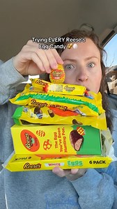 43K views · 1.9K reactions | TRYING EVERY REESE’S EGG I COULD FIND! 樂讀 what’s your favorite @reeses treat for the season? #reeses #reesespieces #eastercandy #easter #reesescup #peanutbutter #candy #chocolate #chocolateegg #reesesegg #whitechocolate #easterbasket #walmartfinds #groceryshopping #groceryhaul #walmarthaul #cremeegg #candyreview #snack #foodreview | Morgan Chomps | Facebook