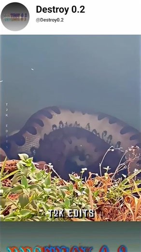 Human Vs Rock python☠️☠️