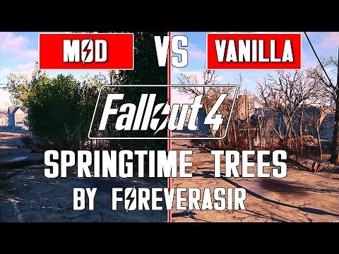 Fallout 4 Mods - Springtime Trees in 4K by foreverasir