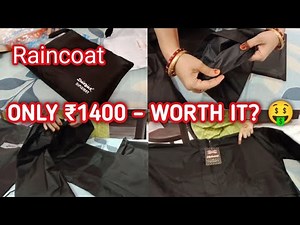 "₹1400 Duckback Raincoat Tested in REAL Rain! 🌧️ Worth It or Waste? 😱"