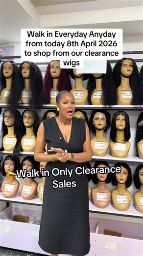 Hi Guys , please this sales is only for clients walking in to the shop only, it doesn’t include Online They will be wigs that has been styled for pick up instantly at discounted price We are Located at Adenta Assemblies bus stop opposite the EP church on the main Adenta Madina high way Google map; wigs and bundles hub or vision find Ghana Adenta Working hours :Mon-sat 9am-6pm Line 📞 0240068687 #wigsandbundleshub