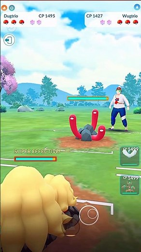 ✨Shiny Dugtrio V/S Wugtrio Form Battle in #pokemongo