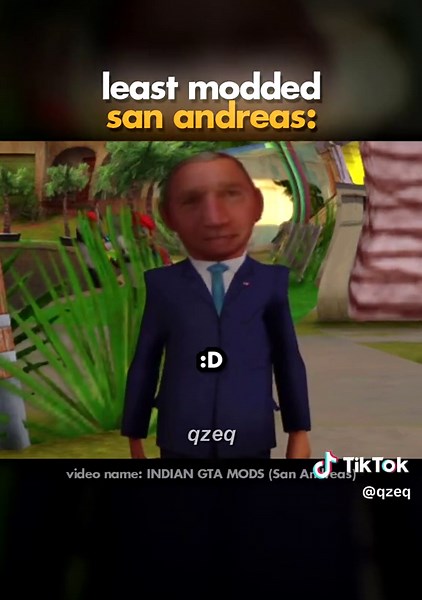 least modded san andreas 🥶 #qzeq #gta #gtasanandreas #gaming #funny