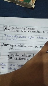 (iii) It is laterally inverted.(iv) It is the same distance fr... | Filo