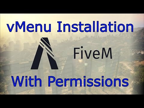 FiveM vMenu installation and permissions