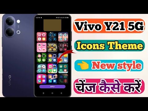Vivo Y21 5g Icons Theme Change Kaise Kare // How To Change Icons Theme In Vivo Y21 5g