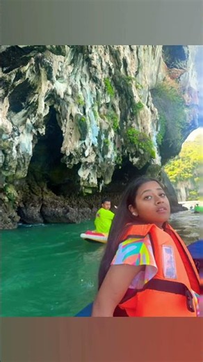 Naga Bay (Nag Phana Bay), james bond Island | Small Boat Ride Through Paradise 🌊🏝️