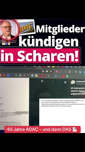 40 Jahre ADAC – und dann DAS 📄 #ADAC#Autofahrer