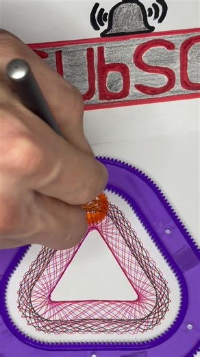 What does this pattern resemble??? Magic Ruler Small ruler #2026 #art #spirograph #satisfying