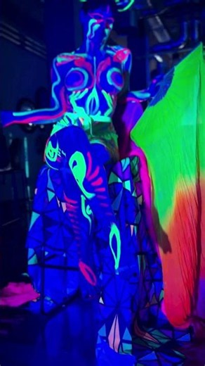 Neon Life Drawing for Corporate Team Building London | The Together Collective
