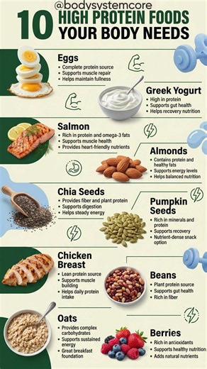 Why Most People Are Protein Deficient And Don't Know It (These 10 Foods Fix It) #highproteinfoods