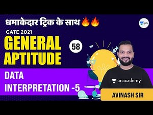 Data Interpretation - 5 | Lec 58 | General Aptitude | GATE/ESE 2021 Exam