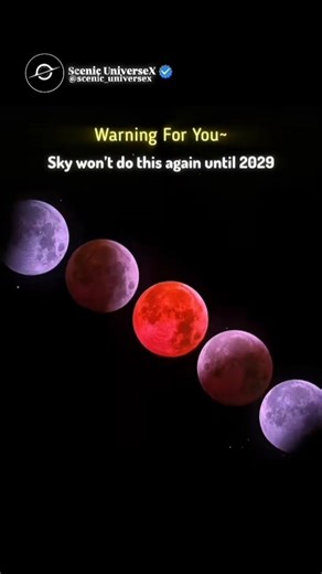 Guys Don't Miss To See Blood Red Moon 🔴🌝