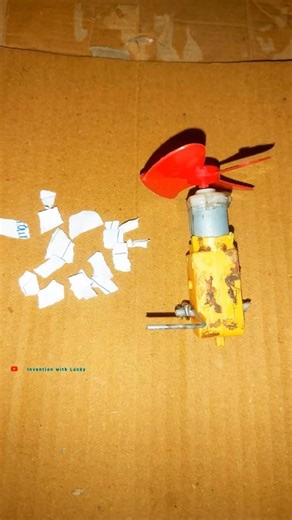 | how to make dc fan with gear motor | DC MOTOR #experiment #shortvideo