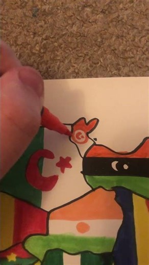 Drawing Tunisia in my Africa map 🇹🇳 #tunisia