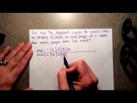 Ratio table division