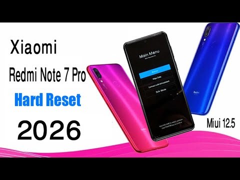 Redmi Note 7 Pro How to Hard Reset | Pattern & Pin, Password Unlock Factory Reset 2026 |