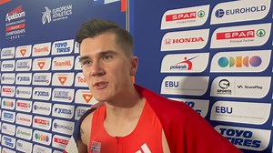 20K views · 508 reactions | “It’s all about showing up and it’s about competing.” Jakob Ingebrigtsen after completing the 1500m/3000m double at the European Indoor Championships  The Norwegian was pushed by George Mills and clocked a time of 7:48.37   Euan Crumley | Athletics Weekly | Facebook
