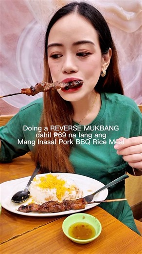 REVERSE MUKBANG dahil ‪@manginasalph‬ PORK BBQ BLOWOUT na!!!