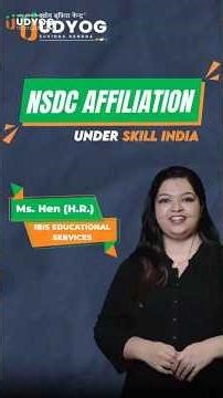 IBIS EDUCATIONAL SERVICES | Our NSDC Registration Journey | Institution Feedback
