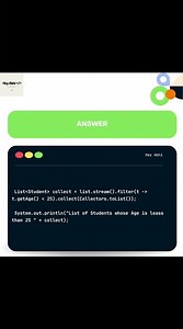 Java 8 Stream API interview questions..#java #javaprogramming #coding #interview