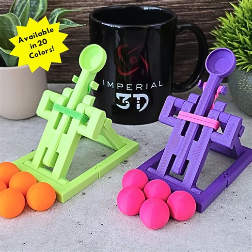 Folding Catapult Travel Toy: 3D Printed Physics STEM Toy With Balls - Etsy