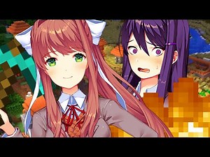 (DDLC Animation) Monika Plays Minecraft Part 2