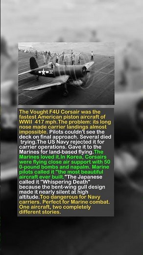 The Navy’s Deadliest Fighter Was Too Dangerous for the Navy — So They Gave It to the Marines