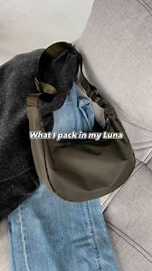 'I read lots of reviews about the Luna bag before deciding to order one and chose the neutral black colour that I know will go with everything. I get lots of everyday use out of this decent sized bag but have mainly bought it to use as my personal carry on bag for flying that will go alongside my cabin bag. I love the wide cross body adjustable strap and the bag itself feels so light weight. A bonus that it can go in the washing machine too.' | FABLOU