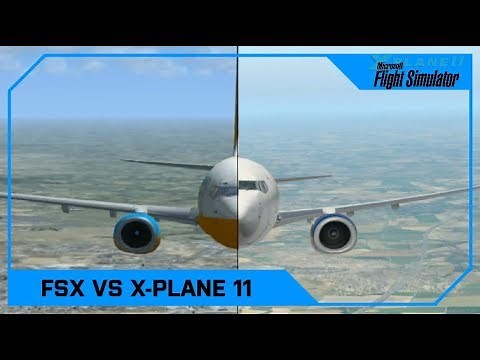 Microsoft Flight Simulator X vs X-Plane 11 (Vanilla, No mods!)