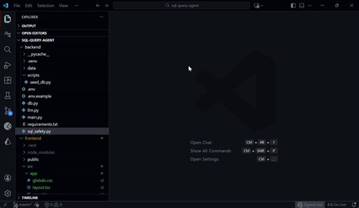 SQL Query Agent: Safe NL to SQL Conversion with Local Execution | NGUAKAAGA MVENDAGA posted on the topic | LinkedIn