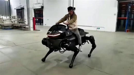 💥🇨🇳 China showcases new all-terrain, heavy-lifter robotic horseThe Qiji T1000 is a ton-capacity robot built to go where trucks and ATVs physically cannot.🔸 Designed for snow, ice, steep slopes, mountain paths, and broken ground 🔸 Capable of moving supplies on high-altitude routes, carrying rescue equipment through fire-risk areas, and handling construction and industrial logistics 🔸 Runs 1-2 days on a high-voltage power setup without refueling