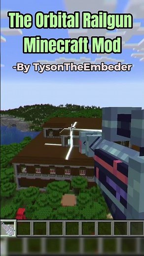 The Minecraft Orbital Railgun Mod