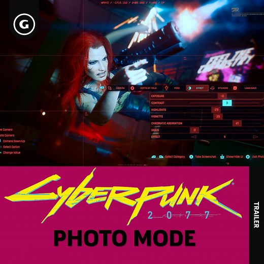 16K views · 136 reactions | Strike a pose and capture your favorite moments in Night City with Cyberpunk 2077 Photo Mode! See it in action here!  | GameSpot | Facebook