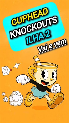 Só KNOCKOUT com VAI e VEM na ILHA 2 em CUPHEAD #shorts